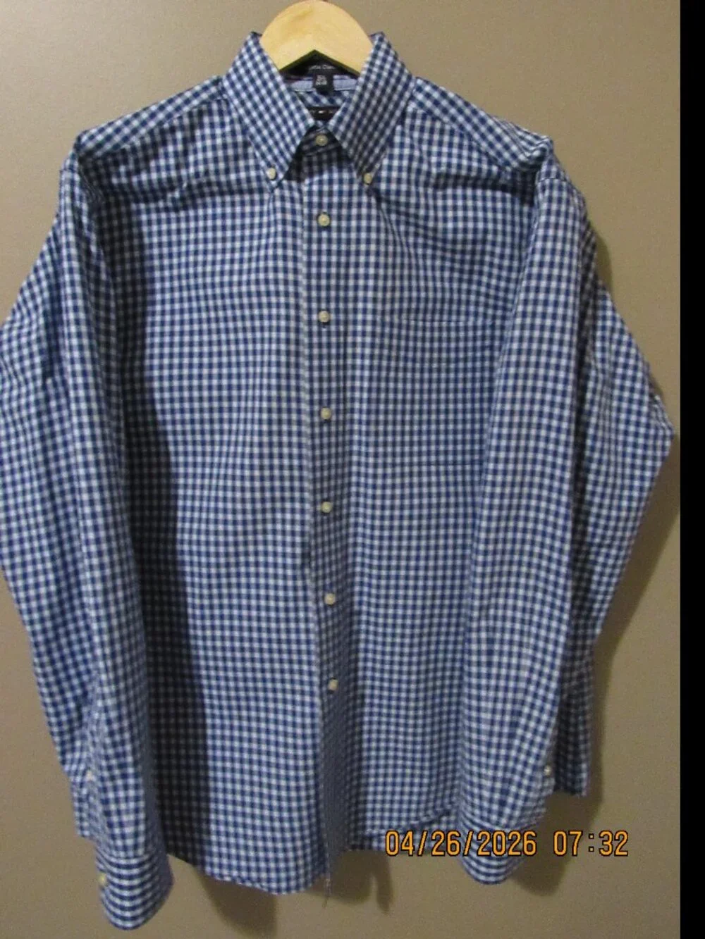 Tommy Hilfiger Long-Sleeve Button-Down Shirt - 15.5 x 34/35 - Picture 1 of 5